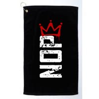 No Kings Protest Sign Vertical Golf Towel