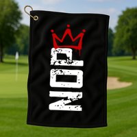 No Kings Protest Sign Vertical Golf Towel