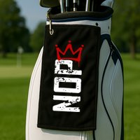 No Kings Protest Sign Vertical Golf Towel