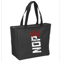 No Kings Protest Sign Vertical Zip Tote Bag