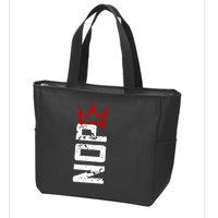 No Kings Protest Sign Vertical Zip Tote Bag