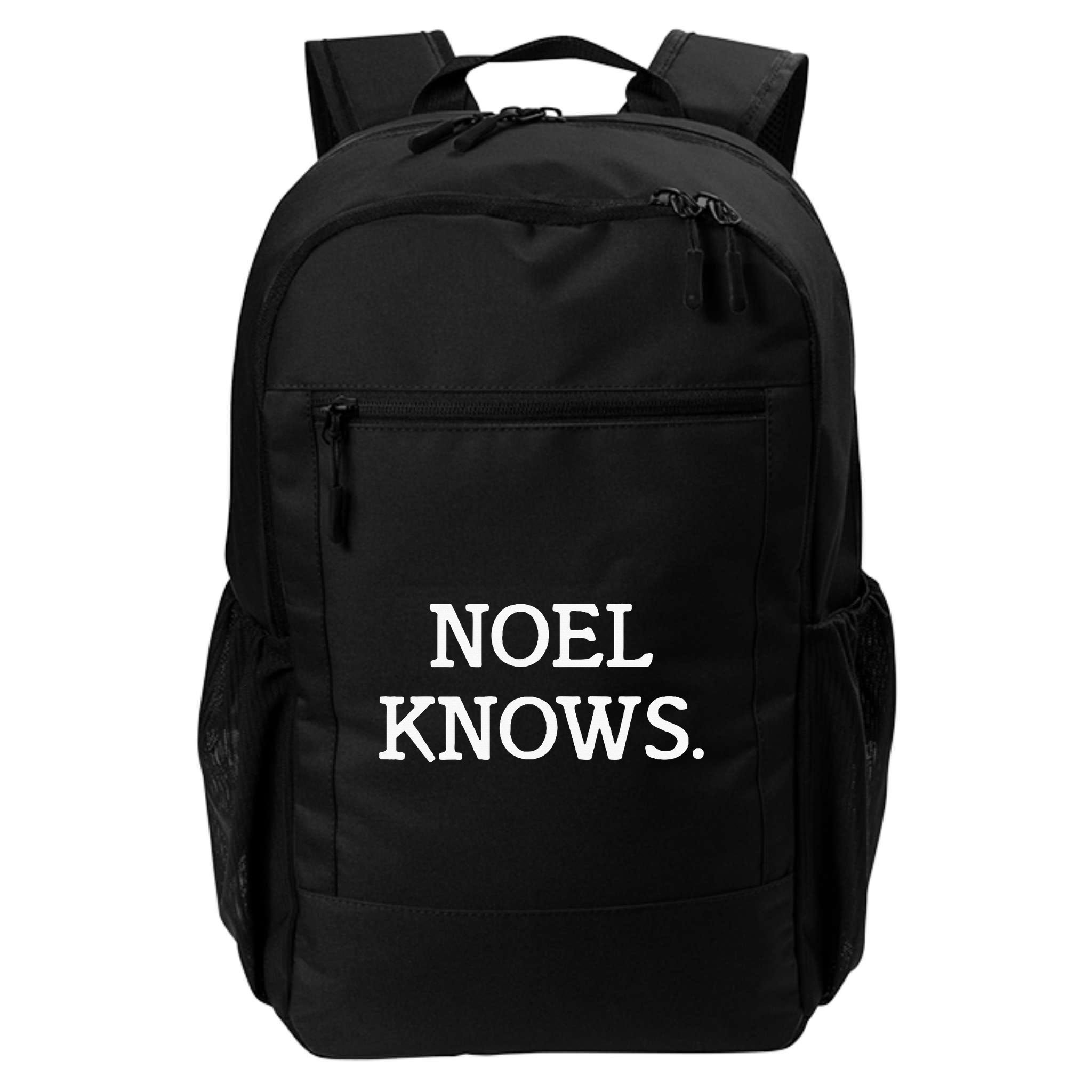 Noel Knows Personalized Novelty Backpack