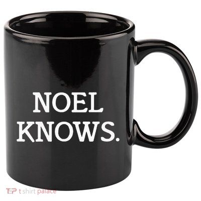 Noel Knows Personalized Novelty 11oz C Handle Ceramic Mug