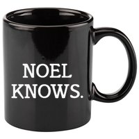 Noel Knows Personalized Novelty 11oz C Handle Ceramic Mug