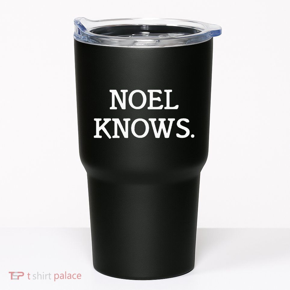 Noel Knows Personalized Novelty Tumbler