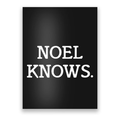 Noel Knows Personalized Novelty Poster
