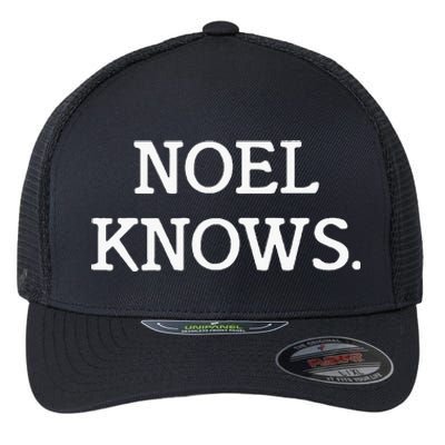 Noel Knows Personalized Novelty Flexfit Unipanel Trucker Cap