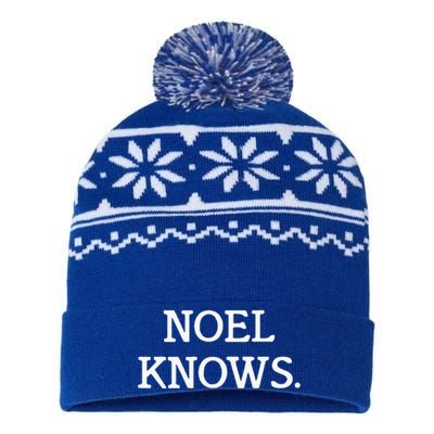 Noel Knows Personalized Novelty USA-Made Snowflake Beanie