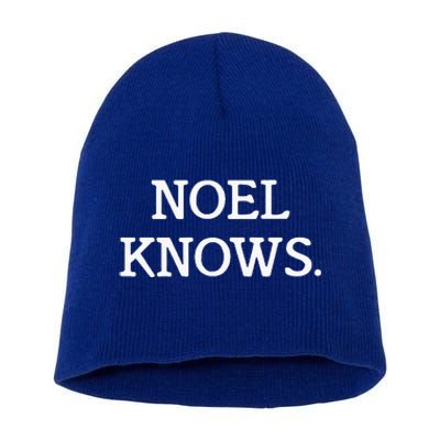 Noel Knows Personalized Novelty Short Acrylic Beanie