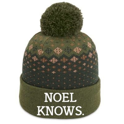 Noel Knows Personalized Novelty The Baniff Cuffed Pom Beanie