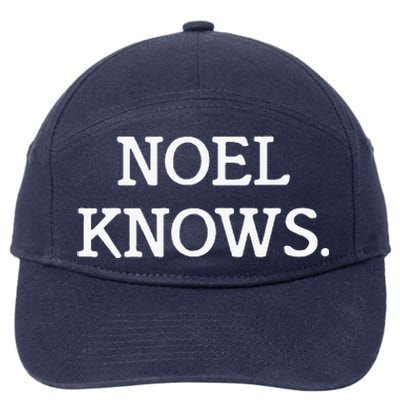 Noel Knows Personalized Novelty 7-Panel Snapback Hat