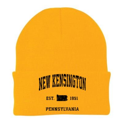 New Kensington Pennsylvania Pa Vintage Athletic Sports Knit Cap Winter Beanie