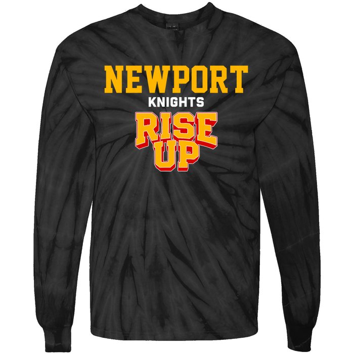 Newport Knights Rise Up Hs Tie-Dye Long Sleeve Shirt