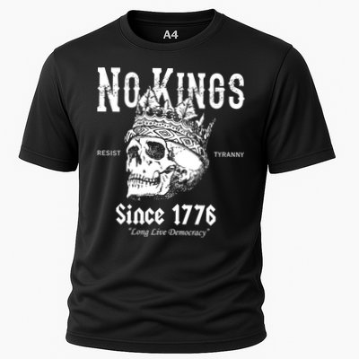 No Kings Since 1776 Skull Resist Long Live Democracy Performance Shirt