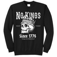 No Kings Since 1776 Skull Resist Long Live Democracy Sweatshirt