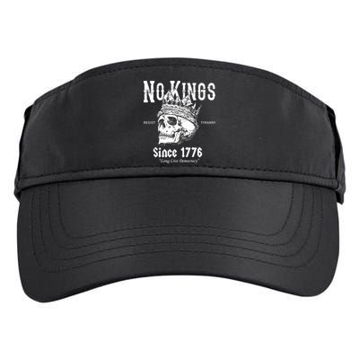 No Kings Since 1776 Skull Resist Long Live Democracy Adult Drive Performance Visor