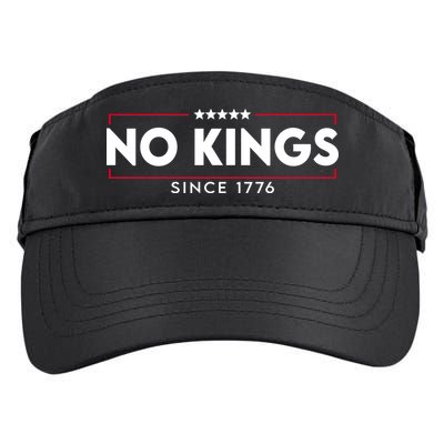 No Kings Since 1776 Simple Logo Adult Drive Performance Visor