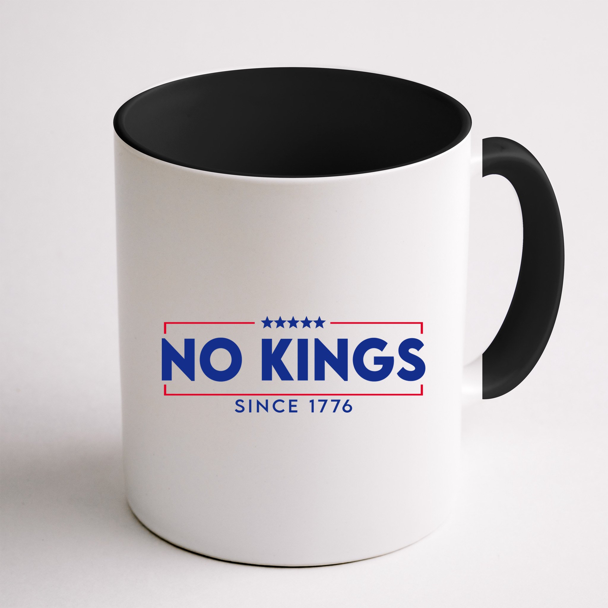 No Kings Since 1776 Simple Logo Mug