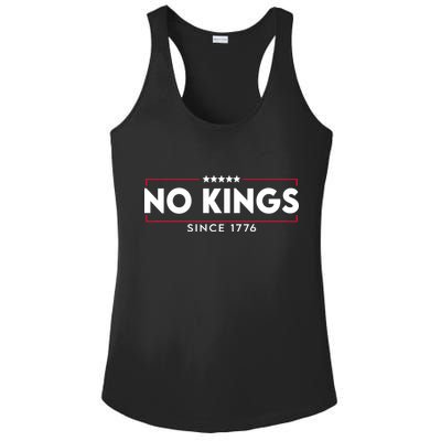 No Kings Since 1776 Simple Logo Ladies PosiCharge Competitor Racerback Tank