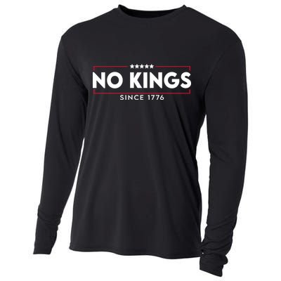 No Kings Since 1776 Simple Logo Cooling Performance Long Sleeve Crew