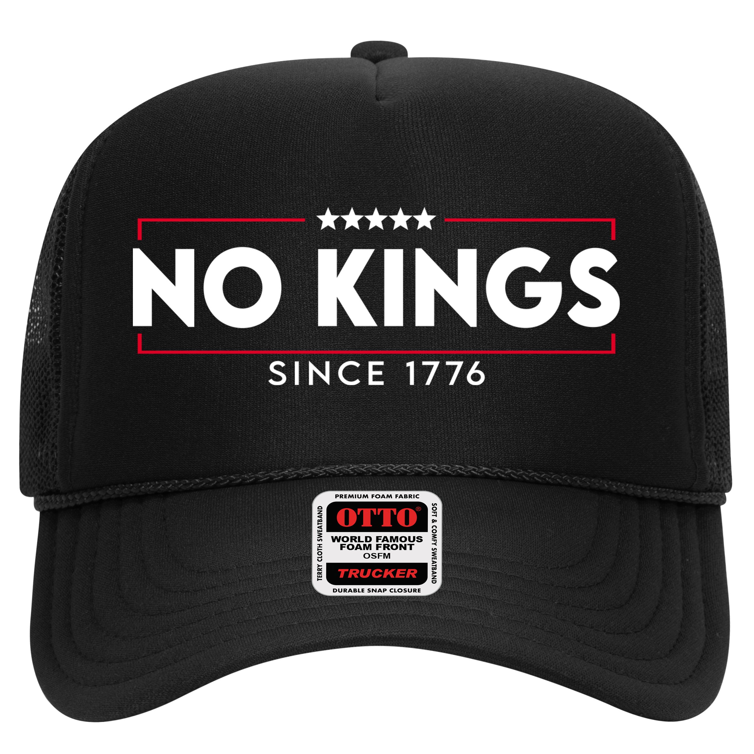 No Kings Since 1776 Simple Logo Hat