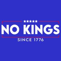 No Kings Since 1776 Simple Logo Button