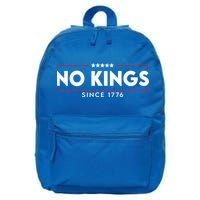 No Kings Since 1776 Simple Logo 16 in Basic Backpack