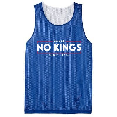 No Kings Since 1776 Simple Logo Mesh Reversible Basketball Jersey Tank
