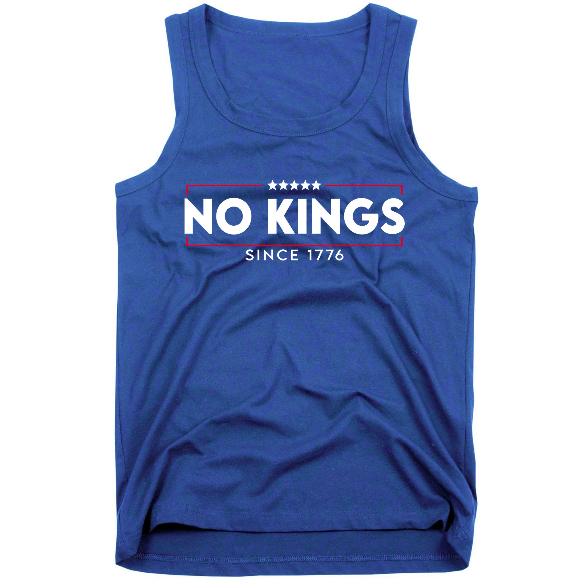 No Kings Since 1776 Simple Logo Tank Top