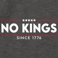 No Kings Since 1776 Simple Logo Vector Backpack