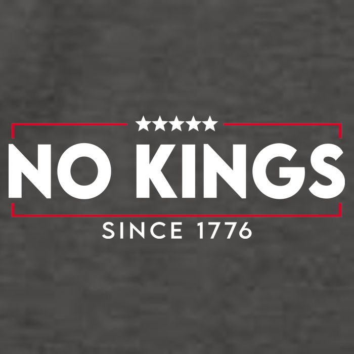 No Kings Since 1776 Simple Logo Vector Backpack