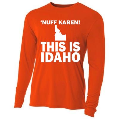 Nuff Karen This Is Idaho Gift Cooling Performance Long Sleeve Crew