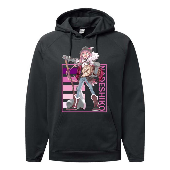 Nadeshiko Kagamihara Yuru Camp Performance Fleece Hoodie