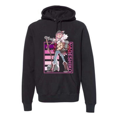 Nadeshiko Kagamihara Yuru Camp Premium Hoodie