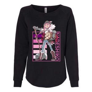 Nadeshiko Kagamihara Yuru Camp Womens California Wash Sweatshirt