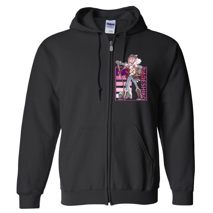 Nadeshiko Kagamihara Yuru Camp Full Zip Hoodie