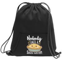 Nobody Likes A Soggy Bottom British Baking Funny Sweatshirt Cinch Pack Bag