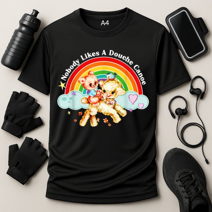 Nobody Likes A Douche Canoe Cooling Performance Crew T-Shirt