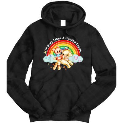 Nobody Likes A Douche Canoe Tie Dye Hoodie