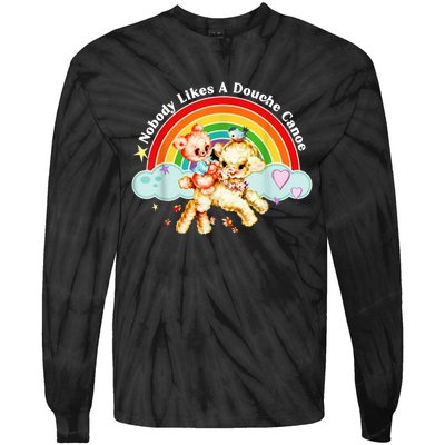 Nobody Likes A Douche Canoe Tie-Dye Long Sleeve Shirt