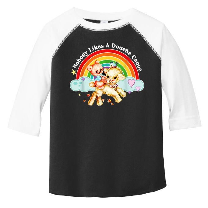 Nobody Likes A Douche Canoe Toddler Fine Jersey T-Shirt