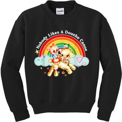 Nobody Likes A Douche Canoe Kids Sweatshirt