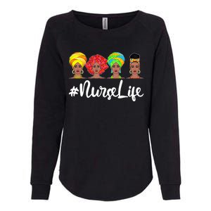 Nurse Life Afro Melanin Black Nurse Nursing Juneteenth Gift Womens California Wash Sweatshirt