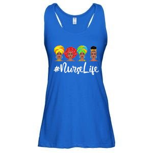 Nurse Life Afro Melanin Black Nurse Nursing Juneteenth Gift Ladies Essential Flowy Tank