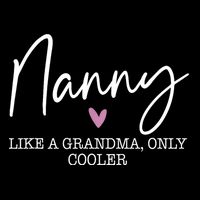 Nanny Like A Grandma Only Cooler Heart MotherS Day Nanny 16 in Basic Backpack