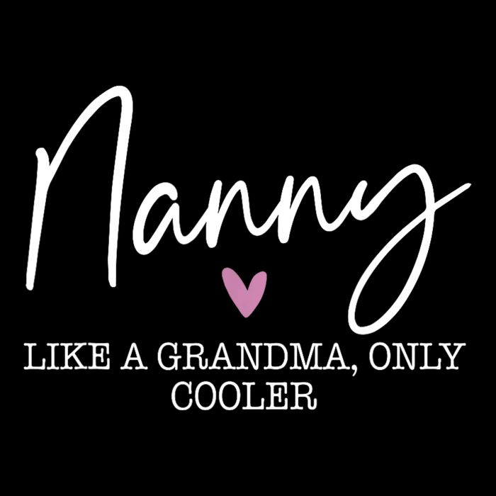 Nanny Like A Grandma Only Cooler Heart MotherS Day Nanny 16 in Basic Backpack