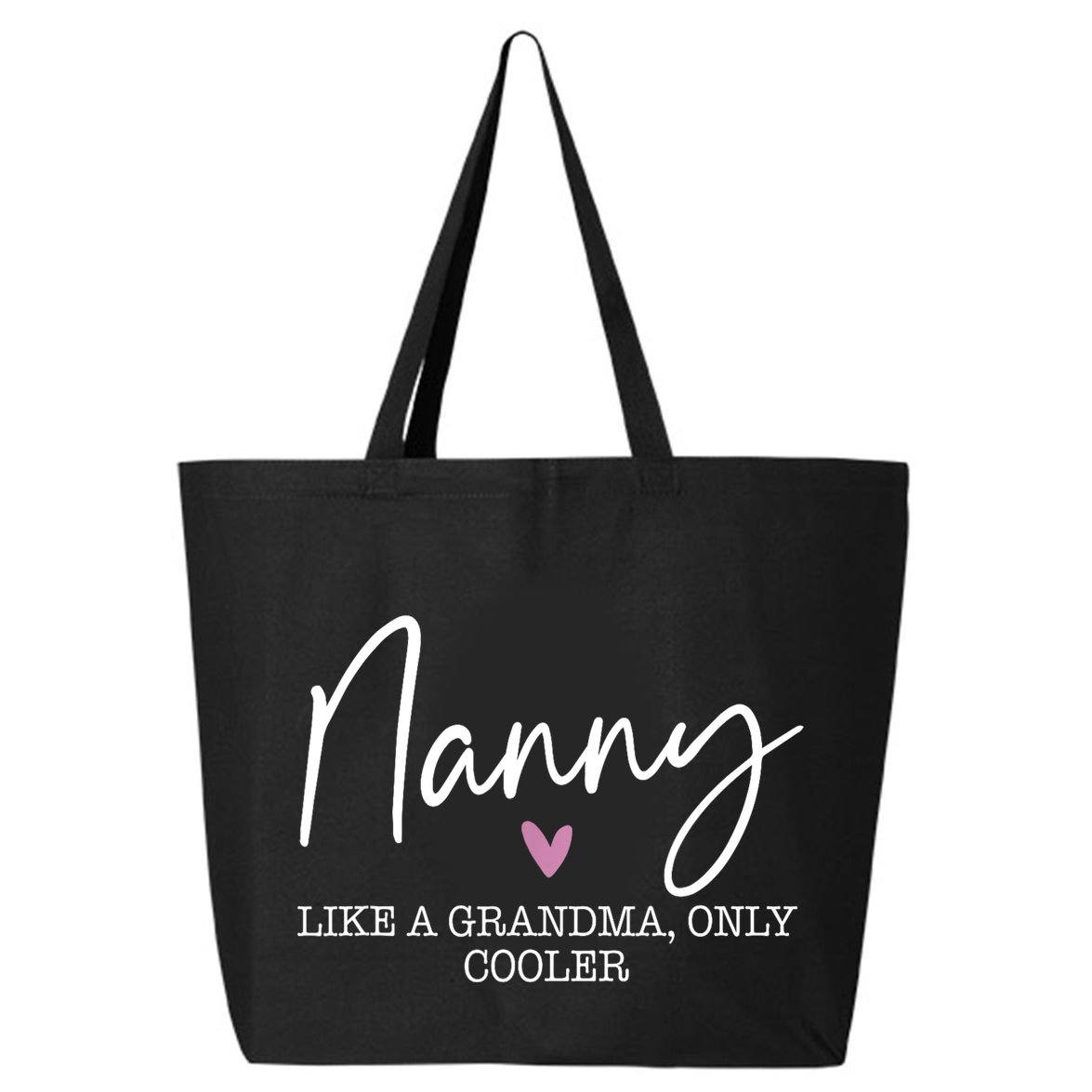 Nanny Like A Grandma Only Cooler Heart MotherS Day Nanny 25L Jumbo Tote
