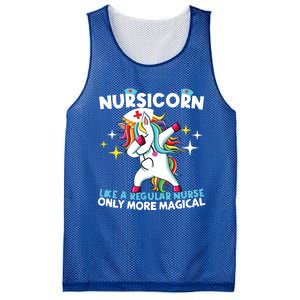 Nursicorn Like A Regular Nurse Dabbing Unicorn Nurse Rn Cool Gift Mesh Reversible Basketball Jersey Tank