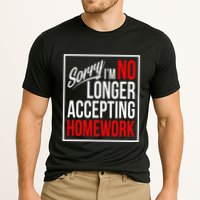 No Longer Accepting Homework Funny School Cooling Performance Crew T-Shirt
