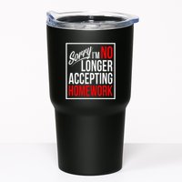 No Longer Accepting Homework Funny School Tumbler